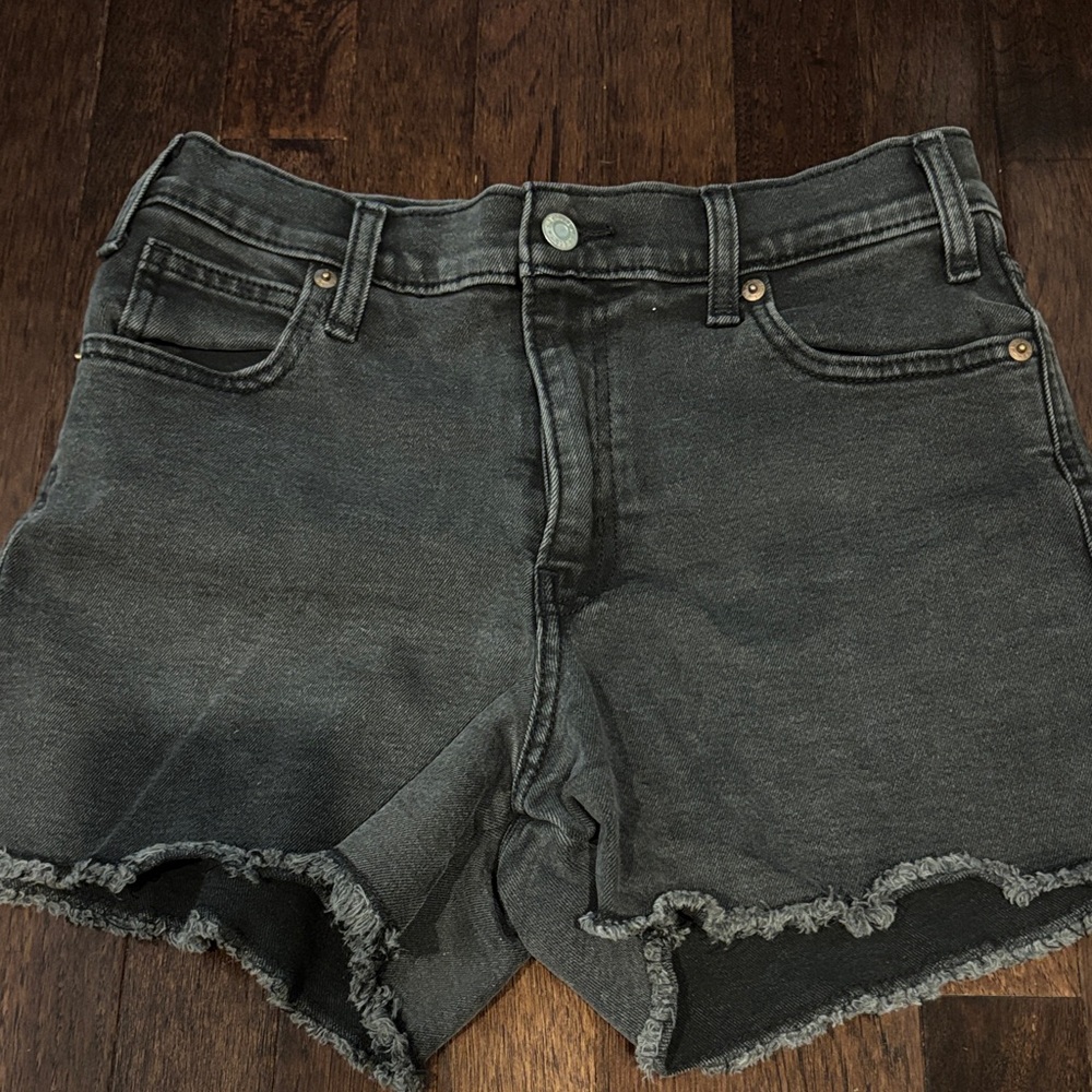 Signature by Levi Strauss Women's Dark Gray Jean Shorts